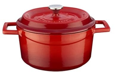 Lava Cooking CASSEROLE ROND 200 MM 2.60 LTR LVYTC20K2R RED/BLACK