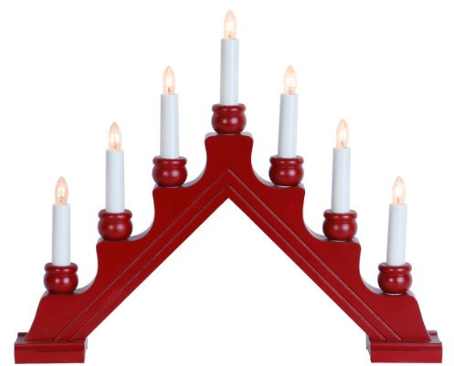 Fensterleuchter Weihnachten Rot | Lichterbogen Weihnachten | Deko Weihnachten | Fensterdeko Weihnachten | Weihnachts Fensterbeleuchtung | Weihnachts Deko | Fensterbeleuchtung Weihnachten
