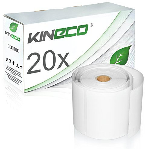 20 Rollen Große Versandetiketten kompatibel mit Dymo S0904980 für Dymo Labelwriter 4 XL - je 220 Etiketten 104x159mm