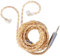 KZ Gold Silver Mixed Braiding Upgrade Cable 2 pin 0.75mm Replacement Earbuds Audio Cable Compatile with (C Pin (KZ-ZSN/ZSN PRO/ZS10 PRO))