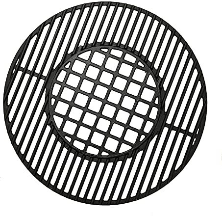 Votenli C883E Cast Iron Cooking Grid Grates Replacement for Weber 22.5 inches One-Touch Silver, Bar-B-Kettle, Master-Touch and One-Touch
