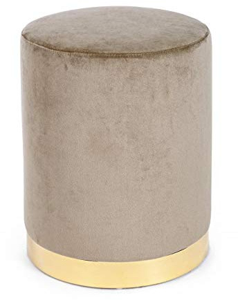 Fashion Commerce KONTE.Design Sitzsack Lucilla, Stoff in Samt-Optik, Taupe
