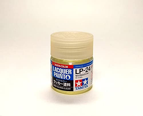RCECHO Tamiya Model Color Lacquer Paint LP-24 Semi Gloss Clear 10ml 82124