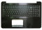 fqparts Replacement La Shell Attorno alla Tastiera C Conchiglia Shell & Tastiera per for ASUS F556 F556UA F556UB F556UF F556UJ F556UQ F556UR F556UV Nero Layout Inglese Americano