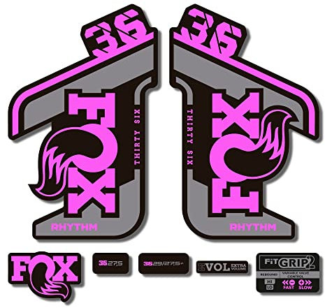 Adesivi compatibili con forcella bici Fox 36 Rhythm 2021