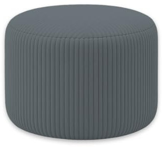 chilly pilley Sitzhocker Cord Gaming Sitzsack Wasserfest Hocker Abnehmbar Bezug mit EPS-Füllung Runden Sitzkissen für Kinder und Erwachsene viele Farben zur Auswahl (Grau)