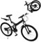 WOQLIBE Faltrad für Erwachsene 26 Zoll Klappfahrrad Mountainbike Erwachsenen Fahrrad 21Gang Klappbar Rennrad Lastgewicht 150kg Einstellbare Sitzhöhe