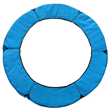 Supatmul 140cm Coussin de Protection pour Trampoline - Coussin de sécurité de Trampoline de Remplacement - résistant aux Rayons UV & Anti-déchirure - Rembourrage de Couverture de Ressort - Bleu