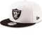 New Era NBA Herren 9Fifty Snapback Cap, Las Vegas Raiders Weiß/Schwarz, Einheitsgröße