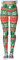 Rucksack Teenager Jungen Leggings mit Weihnachtsdruck zum Laufen von Weihnachtsmann-Pilates-Frauen-Party-Schneemann-Hosen Winterleggings (Green, XL)