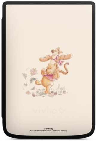 DeinDesign Coque pour liseuse Compatible avec Vivlio Touch HD Plus Etui pour liseuse Protection pour liseuse Couleurs de la Terre Winnie l'ourson Tigrou Produit sous Licence Officielle