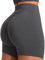 JOYSPELS Sport Shorts Damen Scrunch Butt Gym, Kurze Sporthose Damen Shorts Radlerhose High Waist Laufhose DunkelSchatten XL