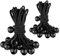 Gentpovth 50 Piezas Bolas Bungee, Cuerdas elásticas con Bola,15 y 20cm Pulpos Elasticos para Lonas,Tensor de Goma, para Cortinas de Jardín, Pabellones, Tiendas de Campaña, Banner, Carteles