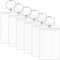 6PCS Kreuzfahrt Gepäckanhänger kofferanhänger kreuzfahrt Wasserfest Robuste Wasserfeste Ausgestattet mit 6 Stahlseilen PVC Transparente Kofferanhänger für Reisegepäck, Taschen, Rucksäcke