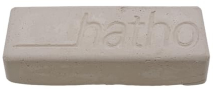 Hatho Polistar Solid Polierpaste - Pain zum Vorpolieren, Finieren, Superfinish auf Edelmetallen, Nicht-Edelmetallen, Harzen und Verbundwerkstoffen (Grau)