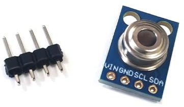 MLX90614 berührungsloses Infrarot-Temperatursensormodul IIC I2C 3-5V Bereitstellung von 51-Mikrocontroller- und Mikrocontroller-Programmen