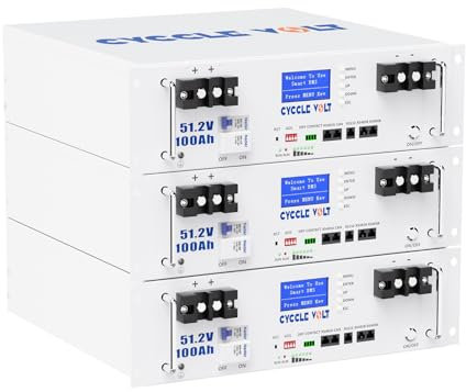 Batterie Lithium 48V 300Ah, 15kWh Batterie de Stockage LiFePO4, Grand écran, Port RS485&Can, 300A Intelligent BMS, Facile à Installer, pour Stockage photovoltaïque, Hors réseau, onduleur Solaire