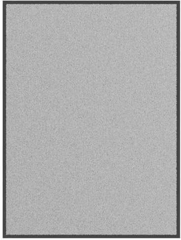 vidaXL Fußmatte Grau 90x120 cm, Schmutzfangmatte, Sauberlaufmatte, Haustürmatte, Türmatte, Matte, Willkommensmatte, Outdoor-Türmatte, Indoor-Türmatte