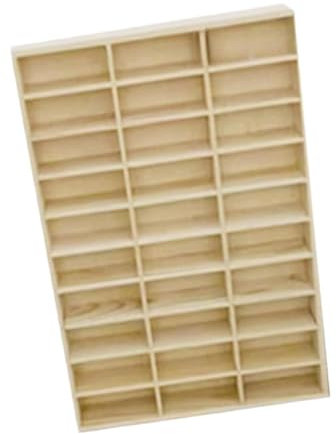 MagiDeal Spielzeugauto-Aufbewahrung, Auto-Display-Rack, 30 Gitter, Regale, Spielzeug-Aufbewahrungsständer, Modellauto-Vitrine für Puppen-Action-Figuren,