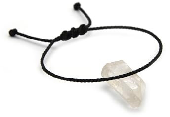 Papacho Creations Bracelet Noir Tressé avec du Fil Ciré. Corde Fine 2mm. Simple, Ajustable, Unisexe et Résistant à l'Eau. Fait Main en France Réf#1