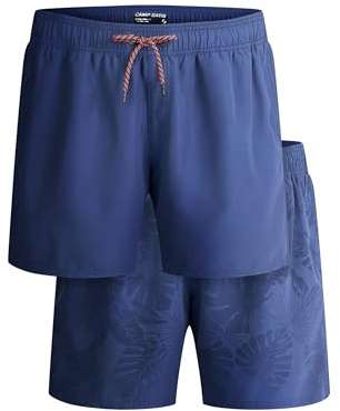 Camp David Herren Badehose mit Wasser aktiviertem Design Harbour Blue, XL