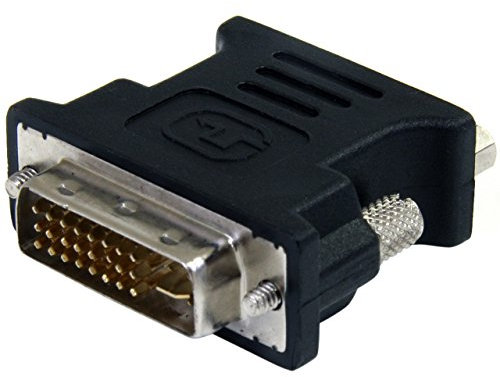 StarTech.com Adaptateur vidéo DVI vers VGA - Convertisseur DVI-I vers HD15 - Mâle / Femelle - Noir (DVIVGAMFBK)
