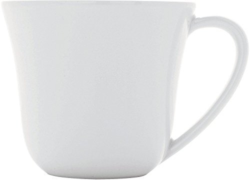 A di Alessi Ku Tasse à Café en Porcelaine - Blanc - Set de 4 Pièces