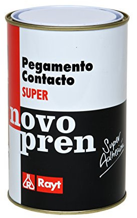 Rayt 135-09 Novopren Super: pegamento de contacto apto para trabajos en madera, estratificados plásticos o marroquinería. No adecuado para PVC, 1l