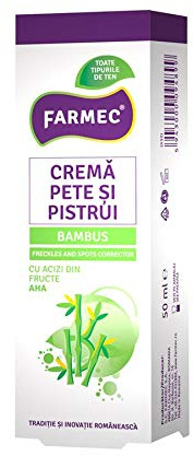 SKIN WHITENING CREAM REMOVE FRECKLES/ BROWN & DARK SPOTS - WITH FRUIT ACIDS 50ml by FARMEC