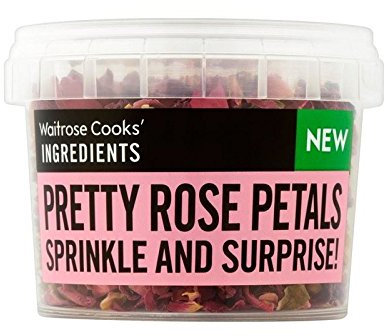 Les Ingrédients De Cuisiniers Pétales De Rose Waitrose 8G - Paquet de 2