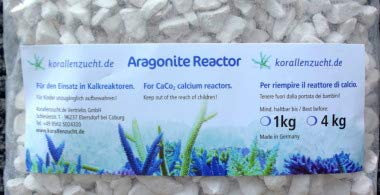 Korallenzucht.de Carburante per reattore Aragonite, insapore, carbonato di Calcio, 1 kg