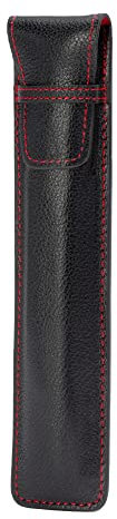TORRO Pencil Custodia Compatibile con Apple Pencil (Pro, USB-C, 1a e 2a Generazione) – Apple Pencil Cover in Vera Pelle con Fodera in Microfibra (Nero)