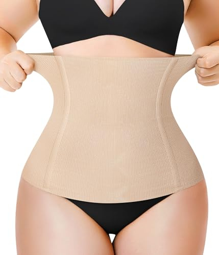 Junlan Gaine Amincissante Ventre Plat Femme Corset Minceur Waist Trainer Sport Body Gainant Invisible Ventre Plat Ceinture Abdominale Gainante Femme Apres Accouchement
