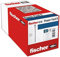 fischer PowerFast II CZP 3,0 x 35, Spanplattenschraube (100 Stk.) mit Teilgewinde, Senkkopfschraube mit Kreuzschlitz, Schraube für Holzverarbeitung, reduziert Einschraubwiderstand & Einschraubzeit