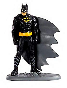 DC Comics Batman Justice League Tortenaufsatz, Partygeschenk, Kinderspielzeug, 6 Stück, Schwarz, Dunkel, Kindergartengeburtstag, Superheldenparty