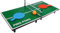 Mini Table de ping Pong 62 x 30,5 x 7 cm avec 2 Raquettes, 1 Balle et Un Filet Tennis de Table de Bureau Hobby Tech