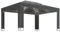vidaXL Pavillon mit LED Lichterketten Solarenergie Gartenzelt Partyzelt Festzelt Gartenpavillon Bierzelt Garten Zelt Outdoor Terrasse Anthrazit 3x4m