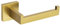 TURS Toilet Roll Holder 304 Stainless Steel Waterproof Toilet Paper Holder Wall Mounted Chrome Toilet Roll Holder for Bedroom,Brushed Gold, Q7002GD