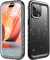 Cozycase Cover Per iPhone 14 Pro Impermeabile Antiurto - 360 Gradi Militare Rigida Armor【2m Anticaduta/Anti Urto】 Custodia Subacquea Waterproof Antipolvere con Protezione/Copri Fotocamera/Schermo-Nero