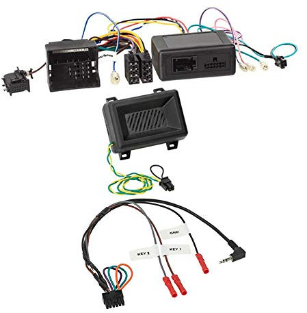 Lenkradfernbedienung Adapter Interface LFB Multi-Anschluss passend für Ford Kuga I 2008-2012 PDC kompatibel mit verschiedenen Autoradios