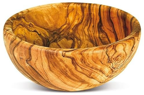 Zerazi Bol en Bois d'Olivier 12cm - Écologique, Entièrement Fabriqué à la Main, Hygiénique