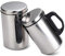 Edelstahl-Kaffeebecher, Doppelwandig Becher Weinbecher mit henkel Deckel,350/500ML Edelstahl Tasse Campingbecher für Kaffee, Wein, Bier, Milk-Wandern Trekking Arbeit (2, 500ML)