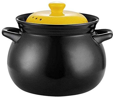 Cazuela de cerámica Cazuela de Terracota Olla de Terracota - Cocción a Alta Temperatura Protección contra el Calor Capacidad Permanente