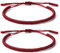 ZYMGUO 2 Portafortuna Braccialetto + Regalo Buddista! Tibetano Amicizia Color Corda Bracciale. Per uomo donna adolescenti. Dimensione regolabile, Fatto a Mano