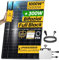 EPP.Solar® 1000W Balkonkraftwerk 800W komplett Steckdose - Balkonkraftwerk 800 Watt upgradebarer HMS Wechselrichter 800W, 2x500W Bifazial Modul Black/Silber Rahmen