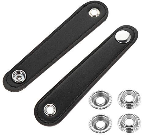 DRESSOOS 2st Orgelbalggurt Akkordeongurt Schwarze Balggurte Mit Schnallen Akkordeon Gürtel Akkordeon-balgschnalle Gürtel Für Gürtelschnalle Akkordeon-balgriemen Universal- Weltraumleder Pu