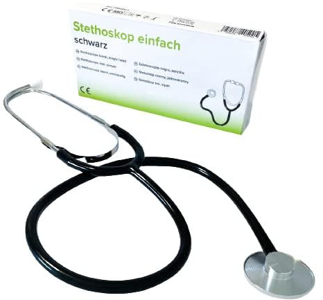 Erleben Sie überragende Leistung und Stil mit dem SolutionTonic Schwarz Stethoskop - die ultimative Wahl für medizinische Fachkräfte und Studenten
