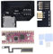 Starter-Kit für GC DOL 001-Konsole, RPi Picoboot GC DOL 001-Konsolen-Entwicklungsplatine, FPC-Flexkabel mit Micro-Speicherkartenleser, SD2SP2 Pro-Adapter