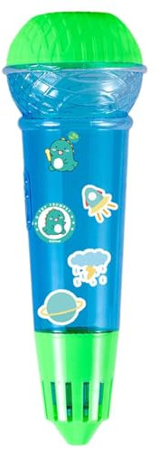 Nbbwwu Voice Changing Microphone Toy, Funny Physical Karaoke Echo Voice Amplification, Multifunctional Noise Maker, Educational Echo Microphone Toy for Kids Children