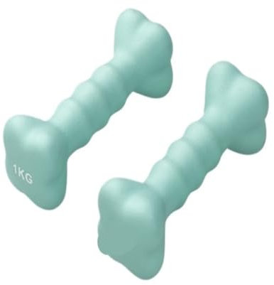 WANGWANGDUI Hanteln, ein Paar kunststoffimprägnierte Hanteln für Damen-Sport- und Fitnessübungen, Muskelformungsausrüstung, Dumbbe (2 kg)